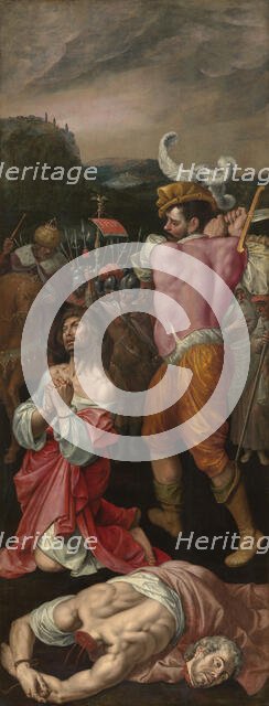 Martyrdom of saints Cosmas and Damianus, c1570-1590s. Creator: Ambrosius Francken I.