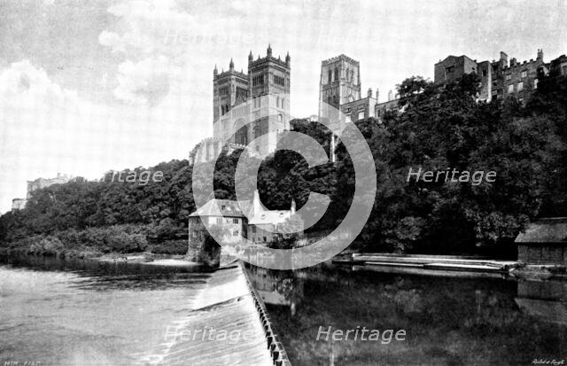 The Cathedrals of England: Durham Cathedral, 1895. Creator: Francis Frith & Co.