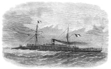 The French ironclad Rochambeau, formerly the American Dunderberg, 1868. Creator: Unknown.