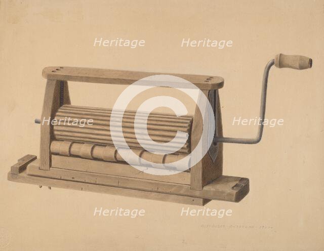 Clothes Washer, 1940. Creator: Alexander Anderson.