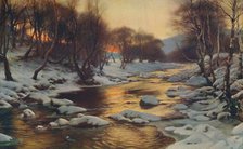 'And Winter's Breath Came Cold and Chill', 1886. Creator: Joseph Farquharson.