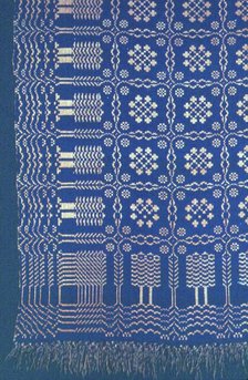 Coverlet, United States, 1830/40. Creator: Unknown.