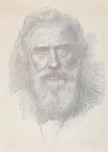 Self-Portrait, c. 1895. Creator: Alphonse Legros.