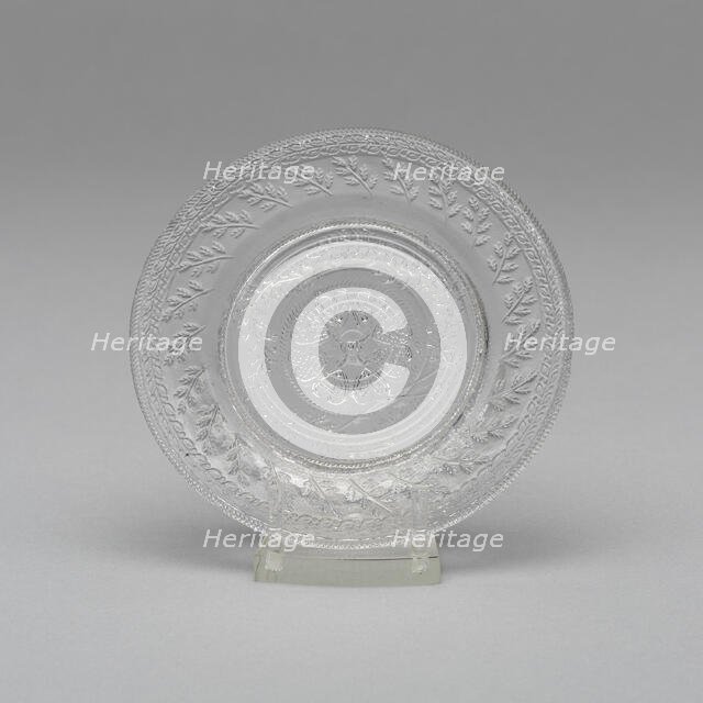 Cup plate, c. 1828. Creator: Unknown.