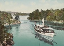 The "Captain Visger" in Lost Channel, Thousand Islands, c1901. Creator: Unknown.
