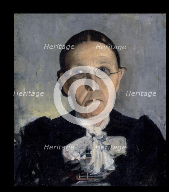 Churchgoer; Old Woman, 1898. Creator: Hugo Simberg.