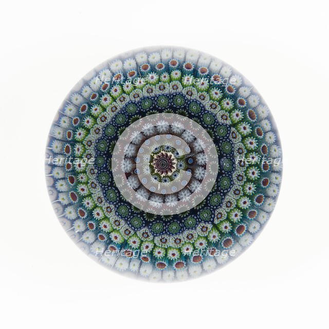 Paperweight, France, c. 1845/60. Creator: Saint-Louis Glassworks.