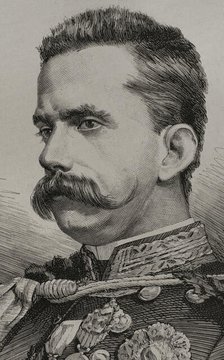 Umberto I, (1844-1900), King of Italy, (1878-1900), member of the House of Savoy. Creator: Arturo Carretero y Sánchez.