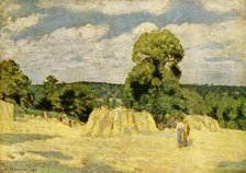 'The Harvest', 1876, (1939). Creator: Camille Pissarro.