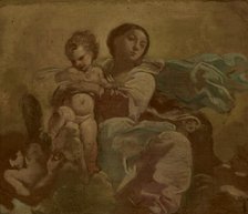 Madonna and Child-Sketch, 18th century. Creator: Unknown.
