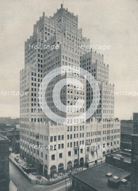 'Giving Significance to the Skyscraper: Grouped Towers at St. Louis', c1935. Artist: Unknown.