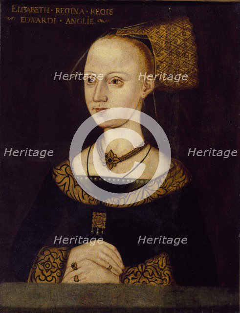 Elizabeth Woodville, Queen of Edward IV, c1500. Artist: Unknown.