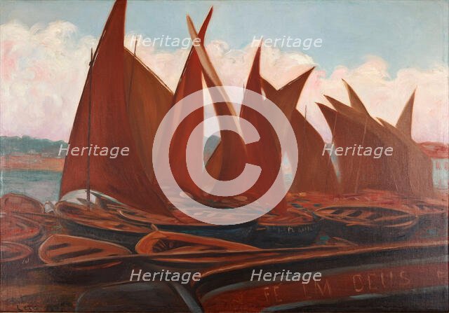 Landscape. Leça da Palmeira, 1905. Creator: Carneiro, António (1872-1930).