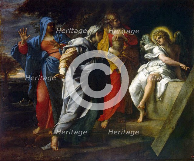 Holy Women at Christ' s Tomb', second half of the 16th century. Creator: Carracci, Annibale (1560-1609).