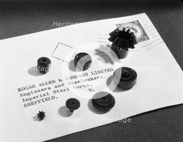 Group of small castings, Edgar Allen Steel Co, Sheffield, South Yorkshire, 1963. Artist: Michael Walters