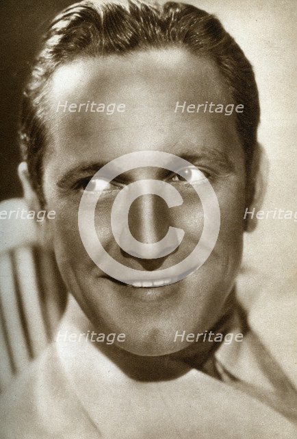 Fredric March, American actor, 1933. Artist: Unknown