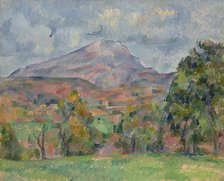Mount Sainte-Victoire, 1888-1890. Creator: Cézanne, Paul (1839-1906).