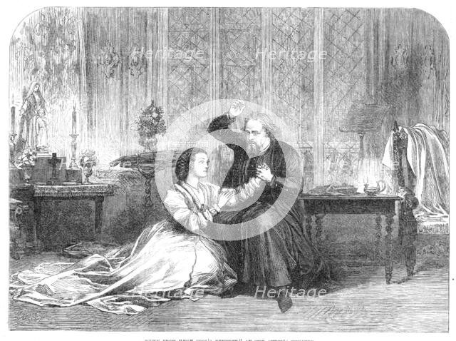 Scene from "The Fool's Revenge," at the Queen's Theatre, 1870. Creator: Unknown.