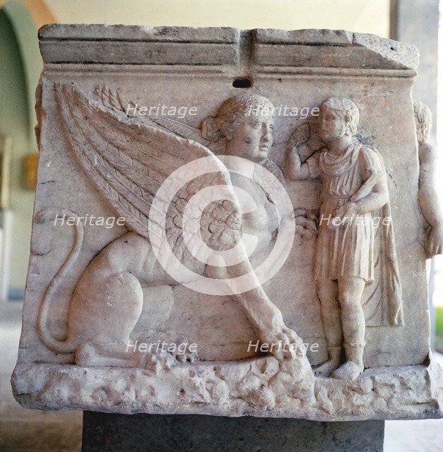 Harpy Carrying Away The Deceased, Harpy Tomb at Xanthos, 5th century BC.  Artist: Unknown.