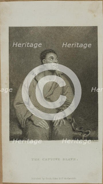 The Captive Slave, published 1827. Creator: Edward Finden.