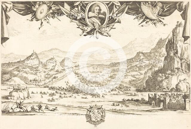 The Combat of Avigliana, in or after 1631. Creator: Jacques Callot.