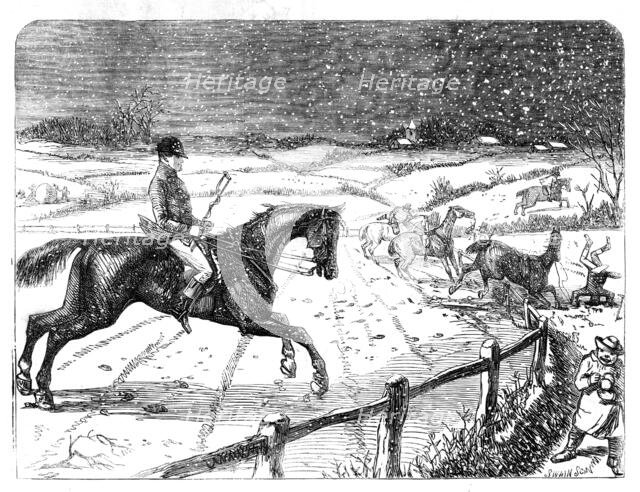 Very Fond of It - drawn by John Leech, 1854. Creator: Joseph Swain.