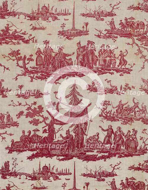 La Caravane du Caire (The Caravan from Cairo) (Furnishing Fabric), France, 1785/89. Creator: Petitpierre et Cie.