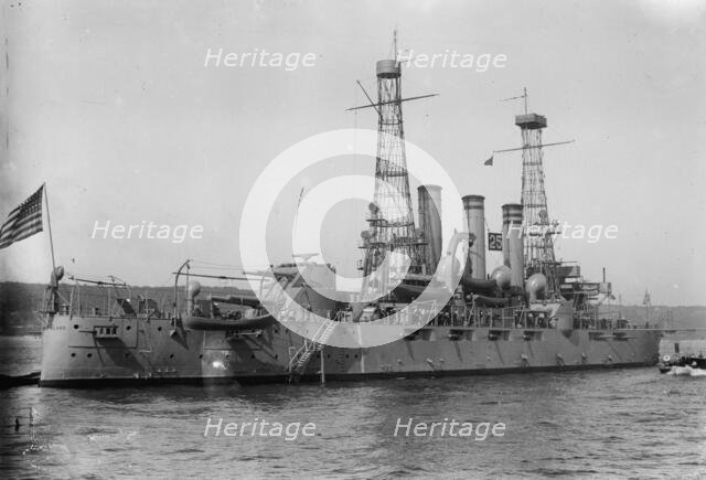 USS Rhode Island, between c1910 and c1915. Creator: Bain News Service.