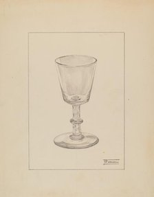 Wine Glass, c. 1936. Creator: Frank Fumagalli.