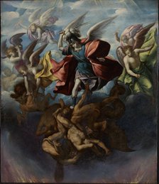 The Fall of the Rebel Angels, c. 1650. Creator: López de Arteaga, Sebastián (1610-1652).