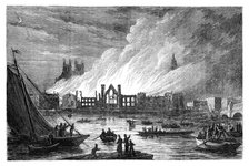 The Burning of the Houses of Parliament, London, 1834 (c1895). Artist: Unknown