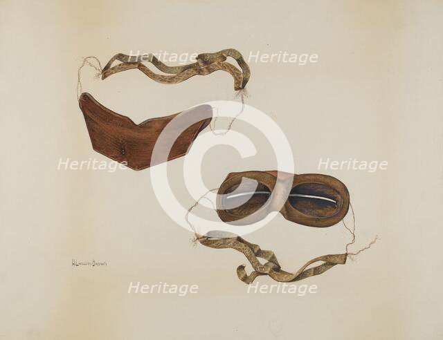 Eye Shades, c. 1937. Creator: H. Langden Brown.