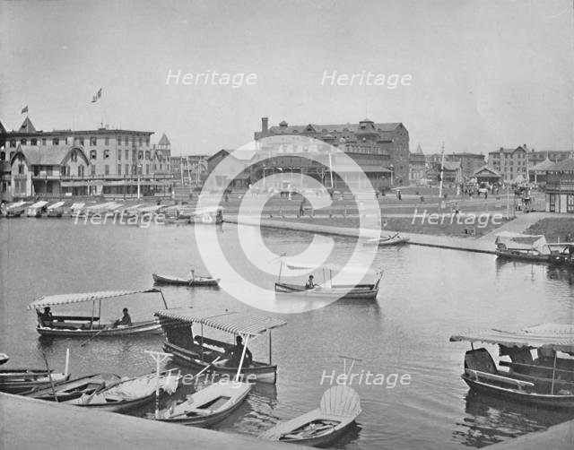 'Wesley Lake, Asbury Park, New Jersey', c1897. Creator: Unknown.
