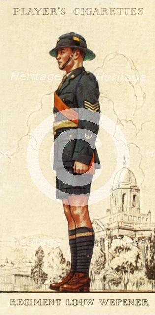 'Regment Louw Wepener', 1936. Creator: Unknown.