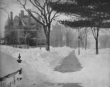 'Summit Avenue in Winter, St. Paul, Minnesota', c1897. Creator: Unknown.