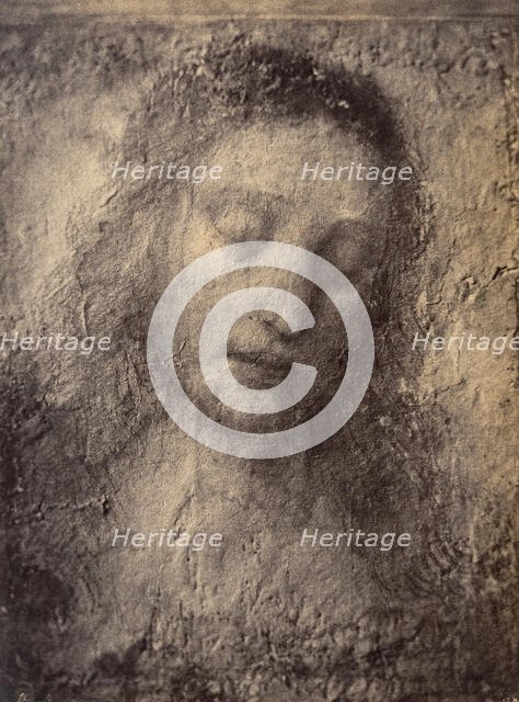 [Copy of the head of Christ from Leonardo da Vinci's “The Last Supper”], 1857-61. Creator: Léon Gérard.