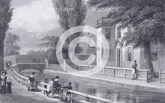 Sadler's Wells, Finsbury, London, c1820. Artist: J Garner