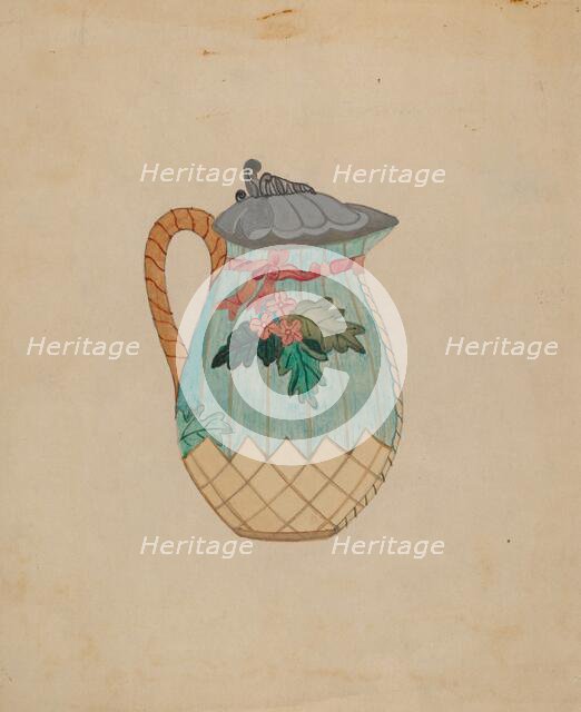Pitcher, 1935/1942. Creator: Genevieve Sherlock.