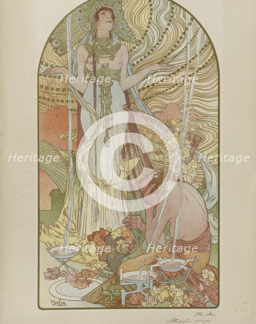 Salammbô. Artist: Mucha, Alfons Marie (1860-1939)