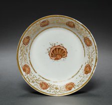 Saucer from Oliver Wolcott, Jr. Tea Service (5 of 6), 1785-1805. Creator: Unknown.
