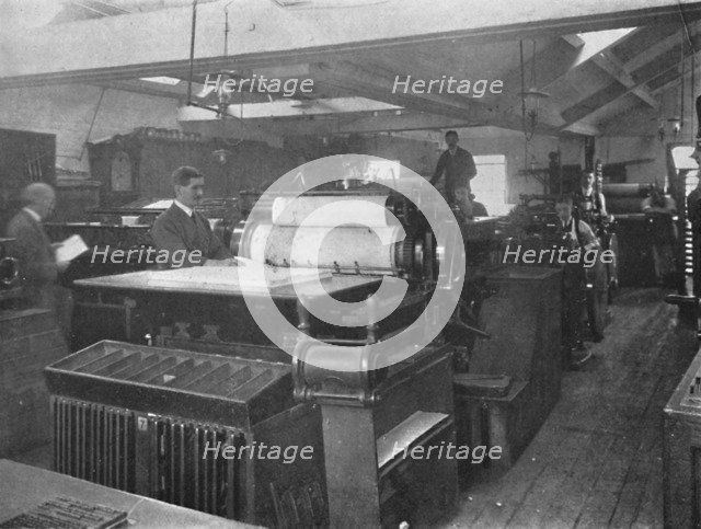 'Portion of Machine Room', 1916. Artist: Unknown.