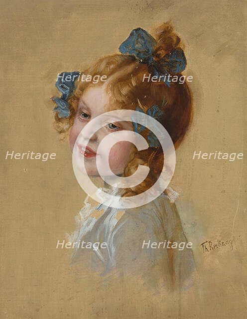 Portrait of a Girl, 1st half of 20th century. Creator: Theodor Recknagl.