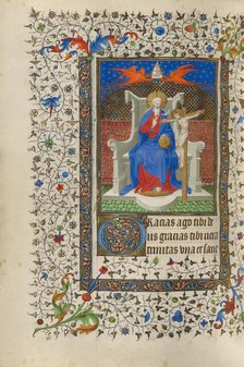 The Trinity; Book of Hours, about 1415-1420. Creators: Boucicaut Master, Workshop of the Boucicaut Master.