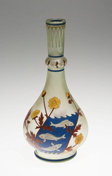 Vase, Silesia, c. 1899. Creators: Fritz Heckert Glass Refinery and Glassworks, Otto Thamm, Max Rede.