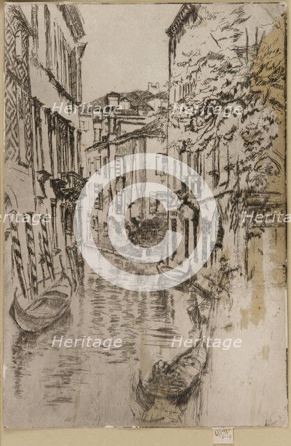 Quiet Canal, 1879-1880. Creator: James Abbott McNeill Whistler.