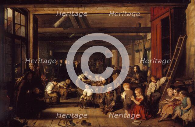 The First Ragged School, Westminster, 1851. Creator: Alexander Blaikley.