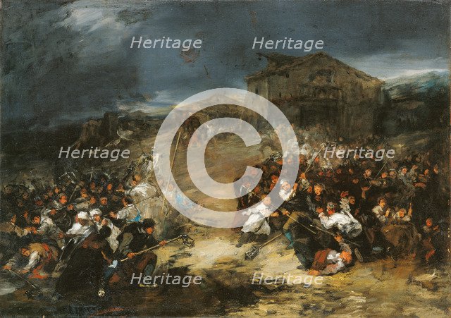 The Dawn Procession. Artist: Lucas Velázquez, Eugenio (1817-1870)