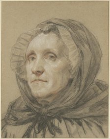 Portrait of the Artist's Mother, 1775. Creator: Jean-Baptiste Greuze.