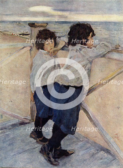 'Children', 1899, (1939). Creator: Valentin Serov.