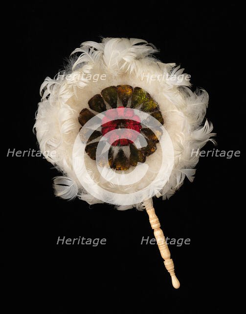 Fixed fan, Brazilian, 1865-75. Creator: Unknown.